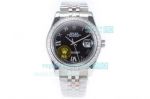 N9 Factory Swiss Replica Rolex Datejust II 904L Steel Watch Black Dial Diamond Bezel